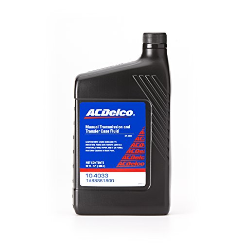 Book Cover ACDelco GM Original Equipment 10-4033 75W-90 Manual Transmission and Transfer Case Fluid, 32 Ounce, 1 qt
