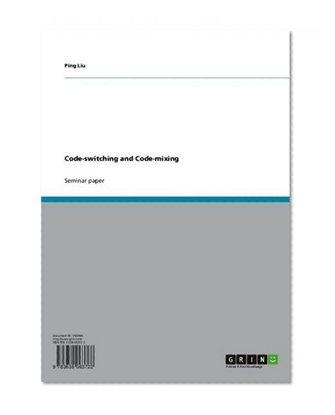 Code-switching and Code-mixing