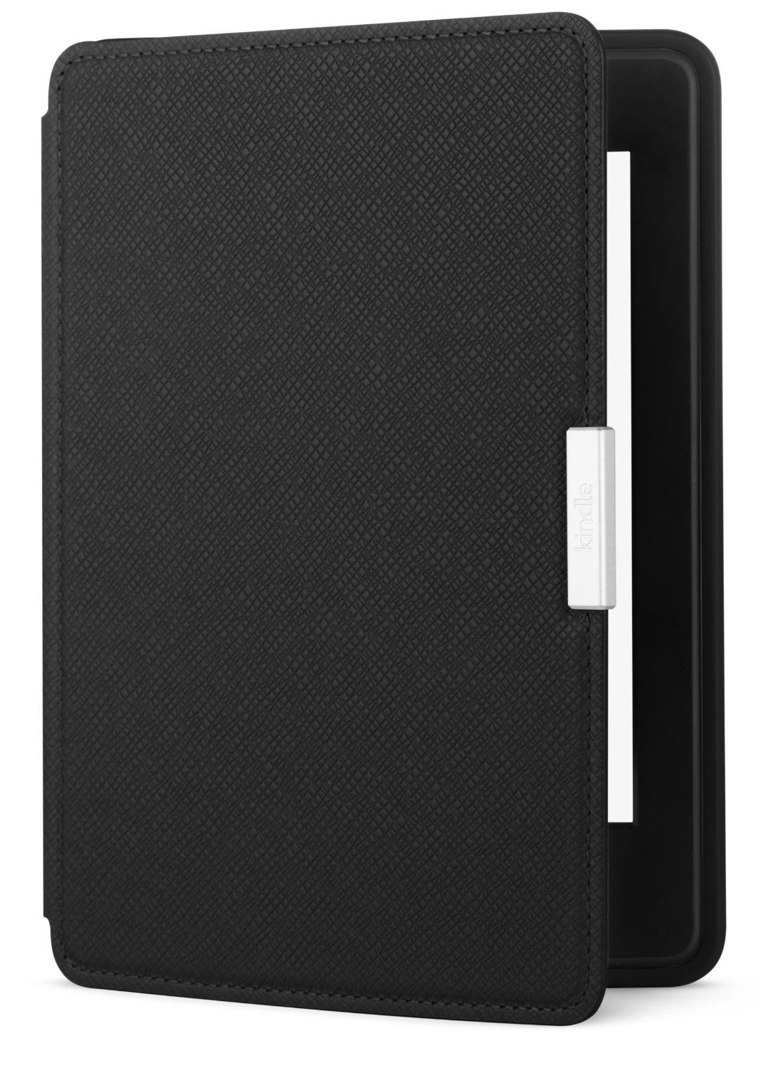 Book Cover Amazon Kindle Paperwhite Leather Case, Onyx Black - fits all Paperwhite generations prior to 2018 (Will not fit All-new Paperwhite 10th generation)