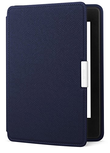 Book Cover Amazon Kindle Paperwhite Leather Case, Ink Blue - fits all Paperwhite generations prior to 2018 (Will not fit All-new Paperwhite 10th generation)