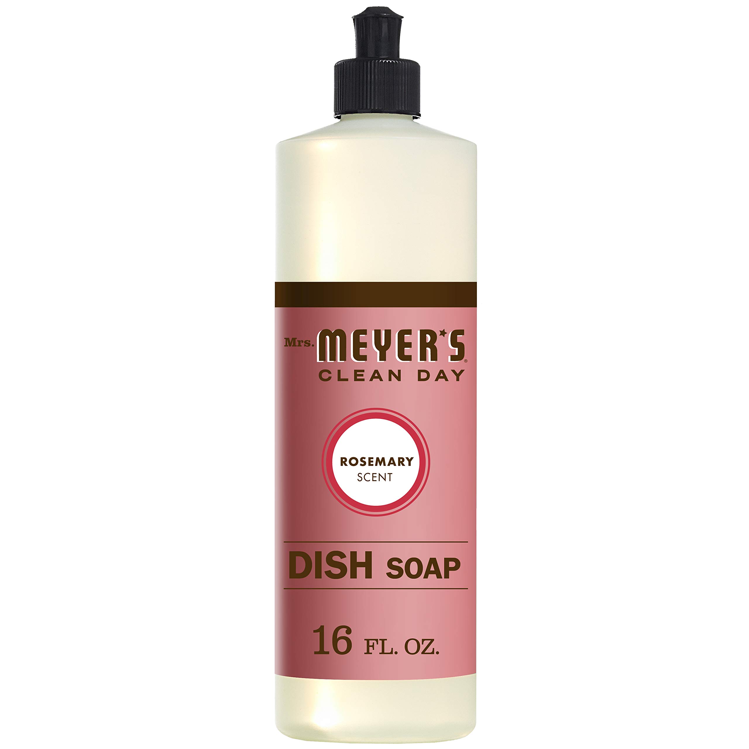 Mrs Meyers Dish soap, liq, Rosemary, 16 Fl Oz (Pack of 6)