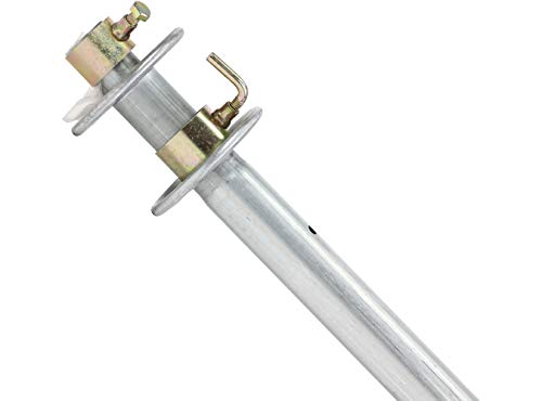 Channel Master Telescoping Antenna Mast Galvanized Steel Pole with Guy Rings - 17 Foot Maximum Length [CM-1820]