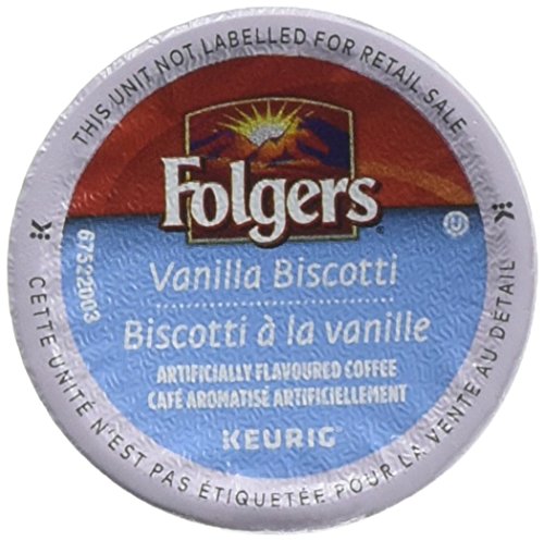 Folgers Vanilla Biscotti (4 Boxes Of 24 K-Cups)