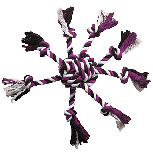 Zanies Crazy Eight Rope Dog Toys, Purple