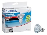 Philips 415760 Indoor Flood 50-Watt MR16 GU10 Base 120-Volt Light Bulb, 6-Pack Philips 415760 Indoor Flood 50-Watt MR16 GU10 Base 120-Volt Light Bulb, 6-Pack 1 count 0.5 kilograms