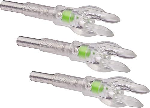 Nockturnal-G Lighted Nock for Arrows with .165 Inside Diameter Including Victory, Easton and G-Uni Brands - Green 3-Pack