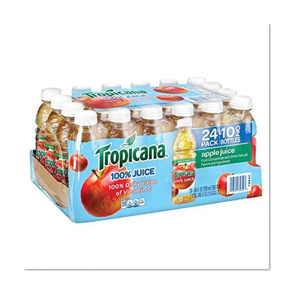Book Cover Tropicana Apple Juice, 10 oz., 24 Count