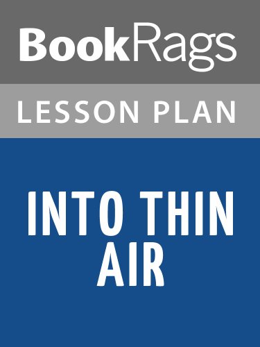 Into Thin Air Lesson Plans