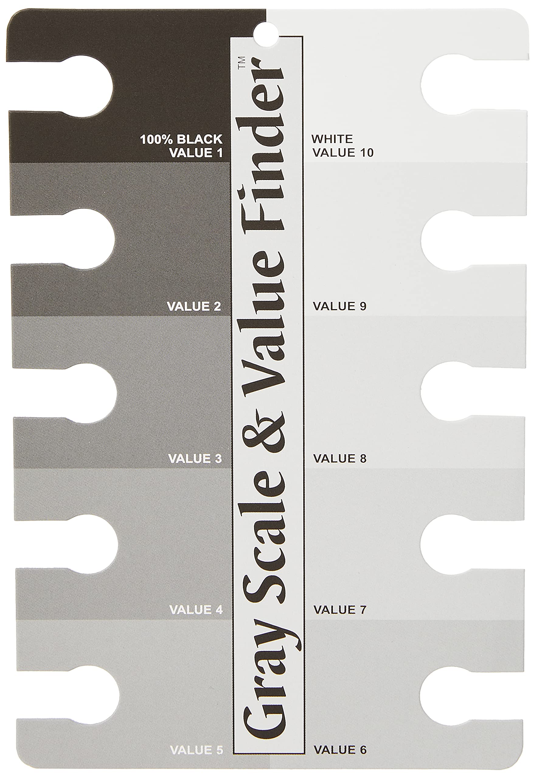 Book Cover Color Wheel 245557 3505 Gray Scale and Value Finder Black/White