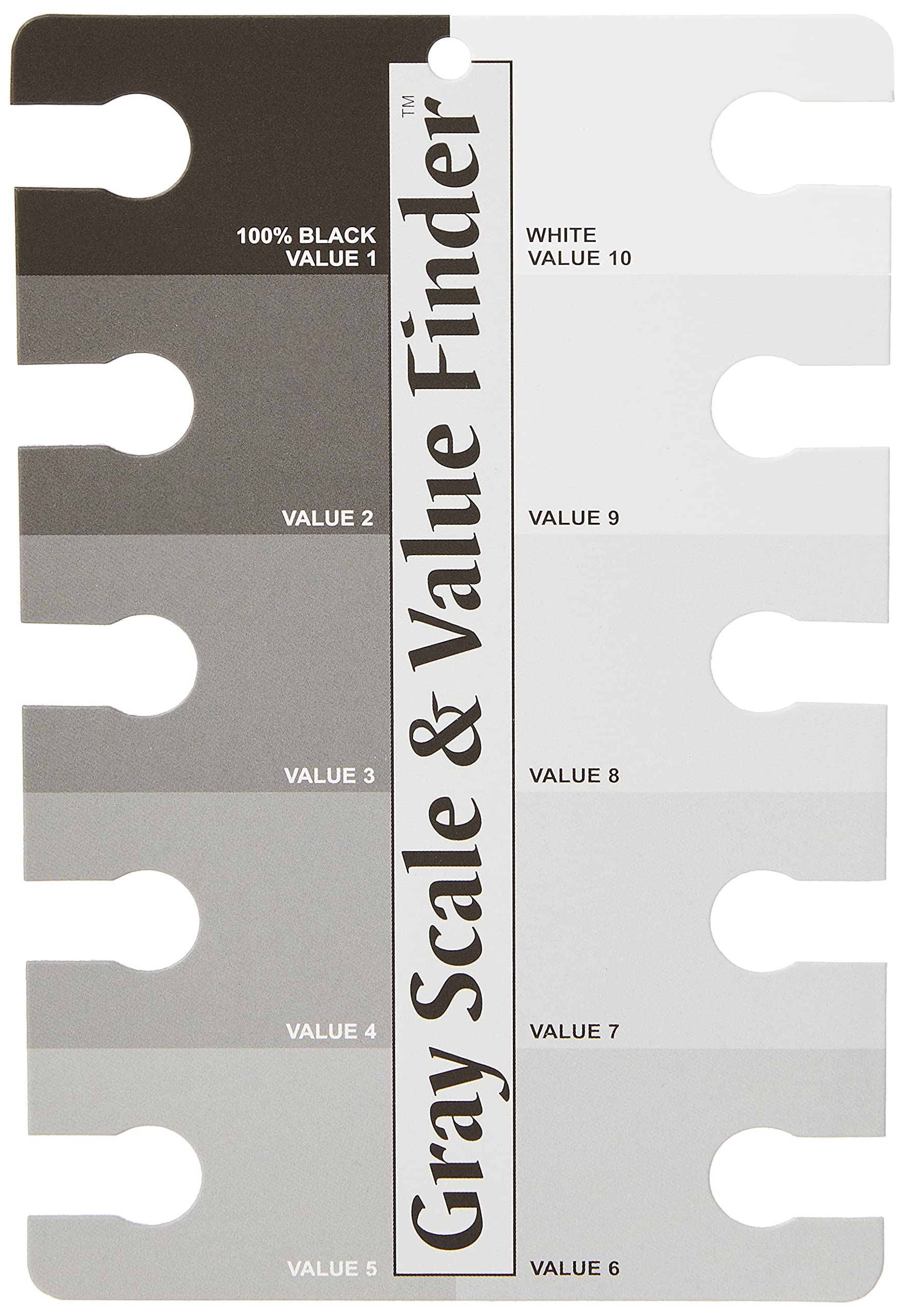 Color Wheel 245557 3505 Gray Scale and Value Finder Black/White