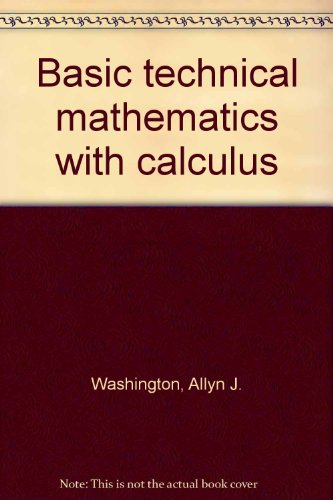 Basic technical mathematics with calculus