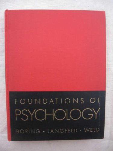 Foundations of psychology,