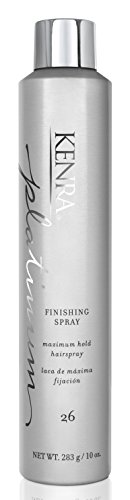Kenra Platinum Finishing Spray 26 80% | Maximum Hold Hairspray | Fast-drying, Non-Flaking, Non-Drying | Humidity-Resistant |All-Day Style Retention |High-Shine Finish |All Hair Types | 10 oz