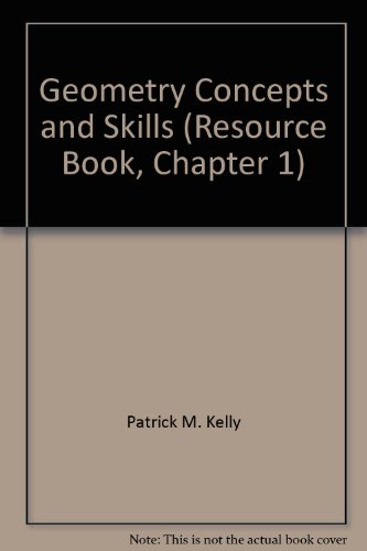 Geometry Concepts and Skills (Resource Book, Chapter 1)