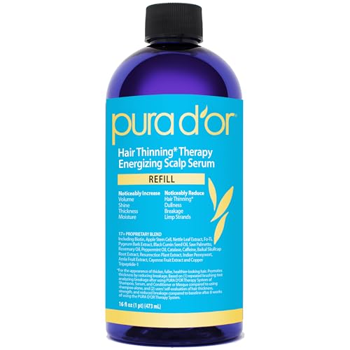 PURA D'OR Healing Conditioner for Dry, Damaged, Frizzy Hair, Made with Lavender, Vanilla, Argan Oil and Natural Ingredients, Sulfate Free, All Hair Types, Men & Women, 473 ml (Packaging may vary)