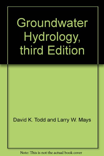 Groundwater Hydrology, third Edition