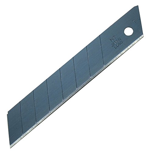 NT Cutter 18mm Heavy-Duty Ex tra-Sharp Black Snap-Off Blades, 50-Blade/Pack, 1 Pack (BL-51P)