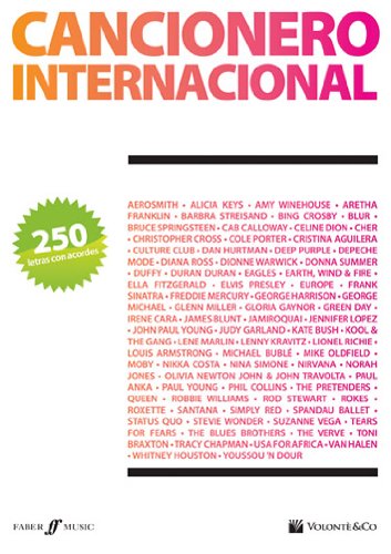 CANCIONERO - Cancionero Internacional (250 Letras y Acordes) para Guitarra