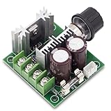 RioRand 12V-40V 10A PWM DC Brushed Motor Speed Controller, Linear Governor Module with Reverse Polarity & Over Current Protection for DIY Fans, Pumps, RV and Garage Projects