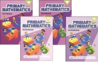 Standards Edition Primary Mathematics 4A & 4B Set [Paperback] - 4A workbook, textbook 4B workbook textbook