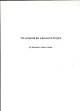 Pre-proposal for a Research Project