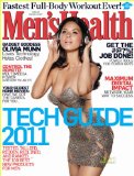 Men's Health Magazine (Dec 2010) Olivia Munn, Mark Wahlberg