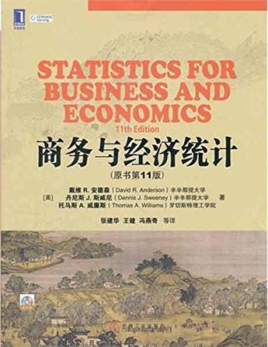 Statistics the For Business and Economics in 11th Edition