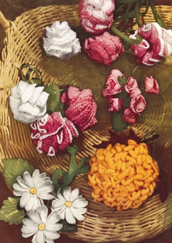 Crocheted Corsages Daisy Mum Apple Blossom Carnation Crochet Pattern