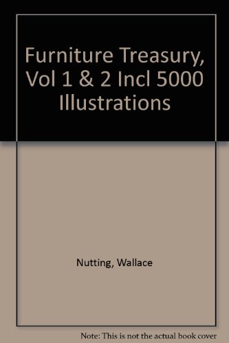 Furniture Treasury, Vol 1 & 2 Incl 5000 Illustrations