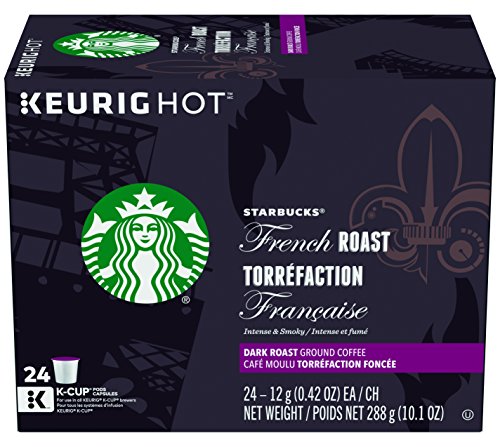 Starbucks French Roast Dark Coffee 24 K-Cups, 10.1 ounce