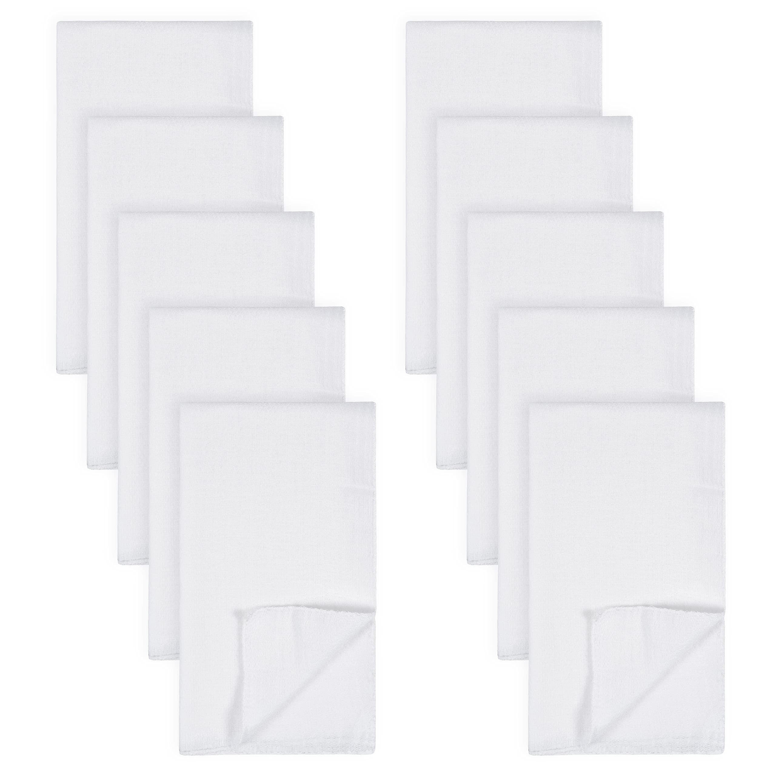 Gerber Unisex Baby Boys Girls Birdseye Flatfold Cloth Diapers Multipack White 10 Pack 10 Count (Pack of 1) White
