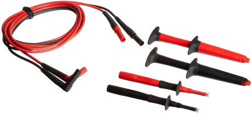 Fluke TL223-1 SureGrip Electrical Test Lead Set with SureGrip Insulated Test Probes