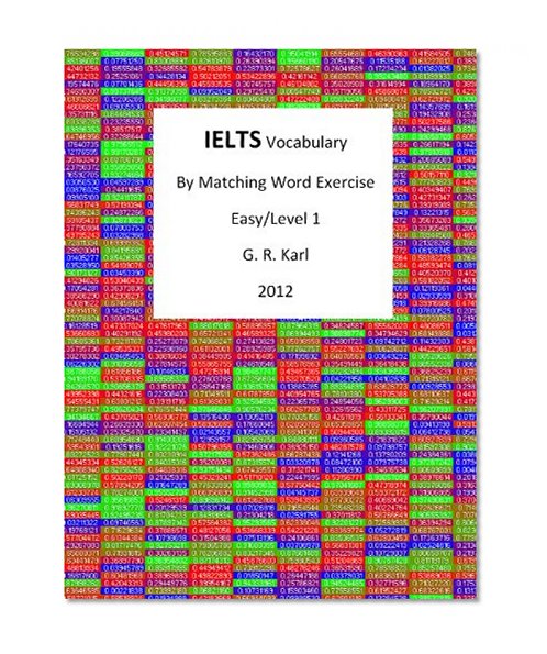 IELTS Vocabulary by Matching Word Exercise - Easy/Level 1