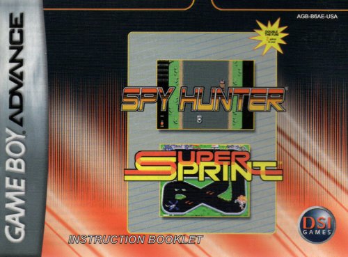 Spy Hunter - Super Sprint GBA Instruction Booklet (Game Boy Advance Manual Only) (Nintendo Game Boy Advance Manual)