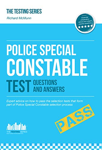 Police Special Constable Tests - Situational Judgement Test