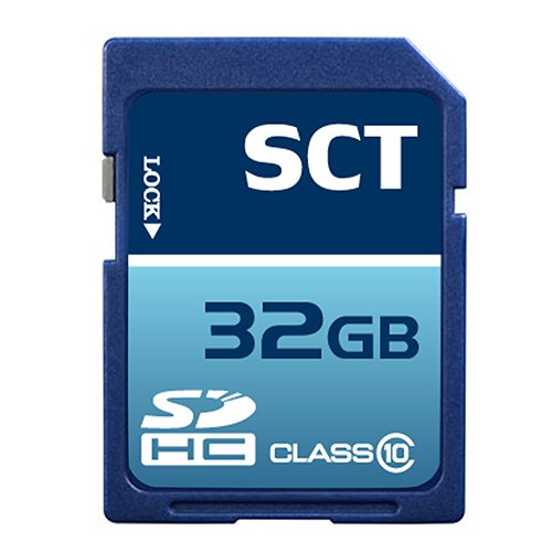 Book Cover SCT 32GB SD HC Class 10 Secure Digital Ultimate Extreme Speed SDHC Flash Memory Card 32G 32 GB GIGS (S.F32.RT) - Retail Packaging