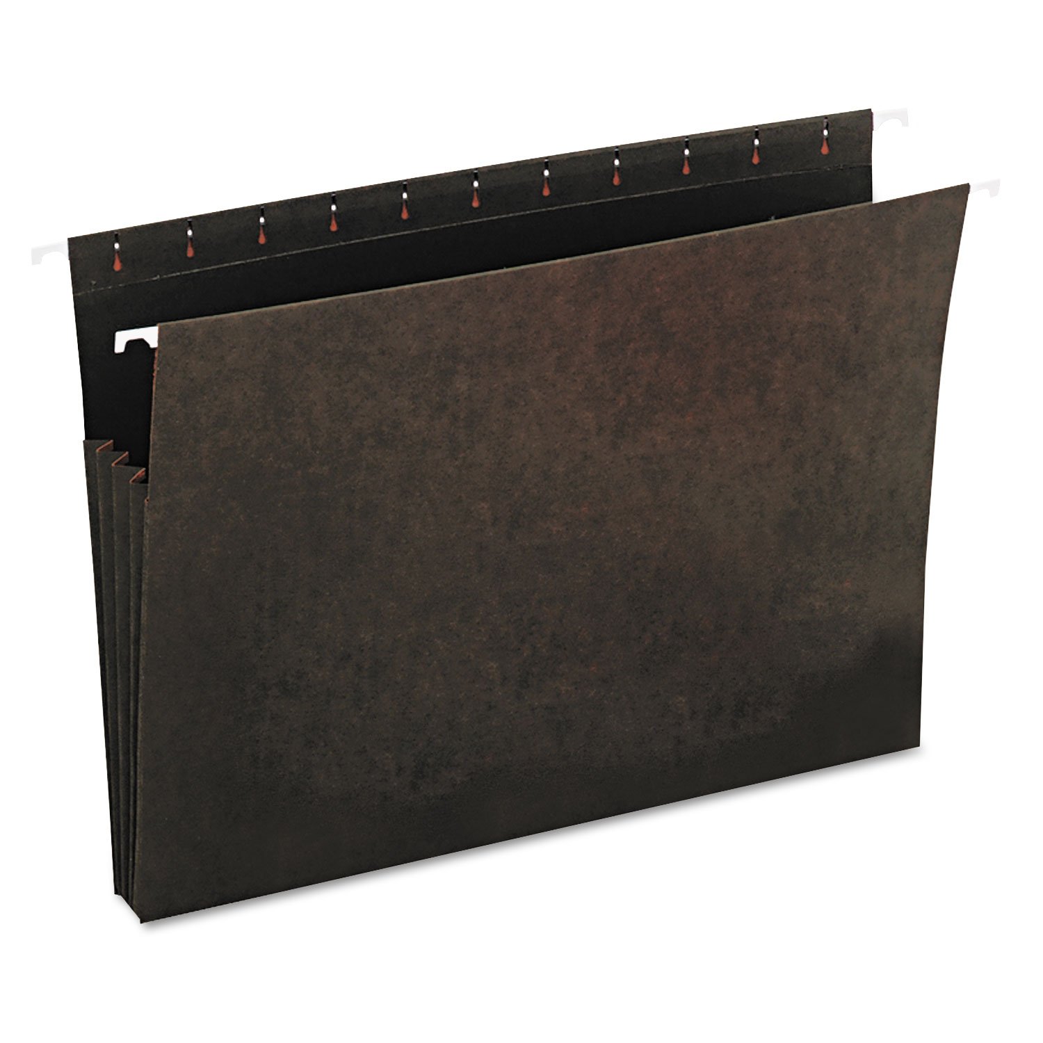 Book Cover Universal 14160 Hanging Box Bottom File Pockets, 11 Point Stock, Letter, Standard Green, 10/Box