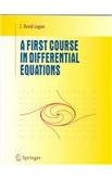 First Course in Differential Equations