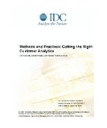 Methods and Practices: Getting the Right Customer Analytics