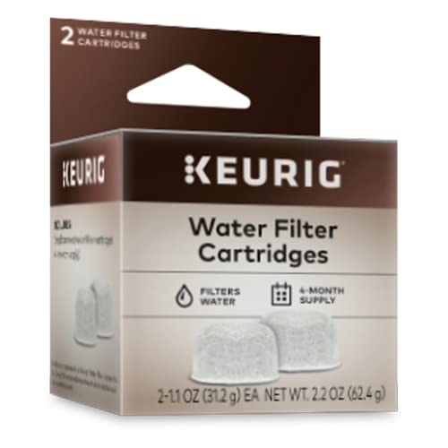 Book Cover Keurig Water Filter Refill Cartridges, Replacement Water Filter Cartridges, Compatible with 2.0 K-Cup Pod Coffee Makers, 2 Count