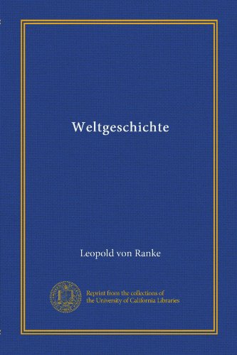 Weltgeschichte (Vol-1) (German Edition)