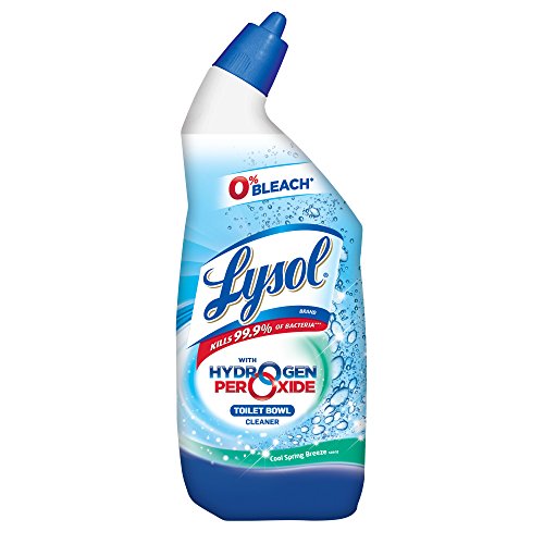 Book Cover Lysol Bleach Free Hydrogen Peroxide Toilet Bowl Cleaner, Fresh, 24oz