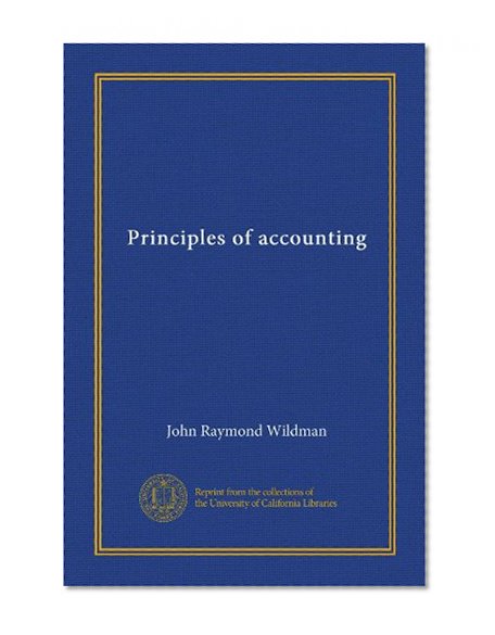 Principles of accounting (Vol-1)