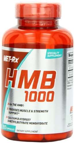 Book Cover MET-Rx HMB 1000 Supplement, Supports Muscle Recovery, 90 Capsules