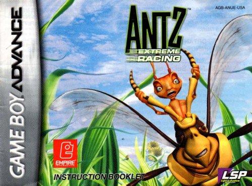 Antz Extreme Racing GBA Instruction Booklet (Game Boy Advance Manual only) (Nintendo Game Boy Advance Manual)
