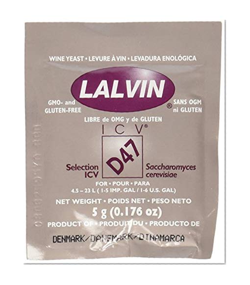 Book Cover Lalvin ICV D-47 Wine Yeast (Pack of 10)