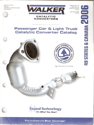 Book Cover Walker Catalytic Converters Catalog - WCC-06