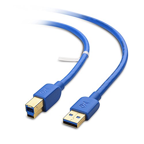 Cable Matters Long USB 3.0 Cable (USB 3 Cable, USB 3.0 A to B Cable) in Blue 15 ft