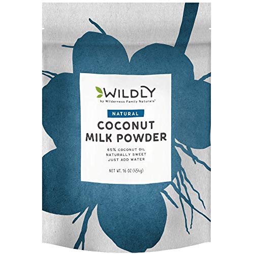 Wildly Coconut Milk Powder - Powdered Milk - Dry Milk Powder For Baking - Unsweetened Coconut Milk - Powdered Coconut Milk Powder - Powdered Creamer - 1 Lbs