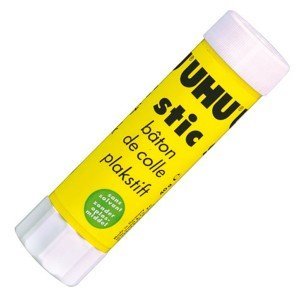 UHU Lot de 10 bâton de colle, sans solvants, 8,2 g, avec capuchon